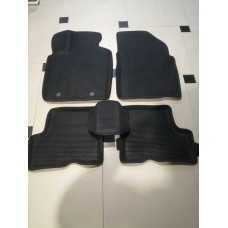 Коврики в салон EVA 3D Lada Largus с 2012 г.в. с бортом черный/кант черный