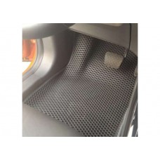 Коврики в салон EVA 3D Lada(ВАЗ) Priora/2110/2111/2112 с бортом черный/кант черный